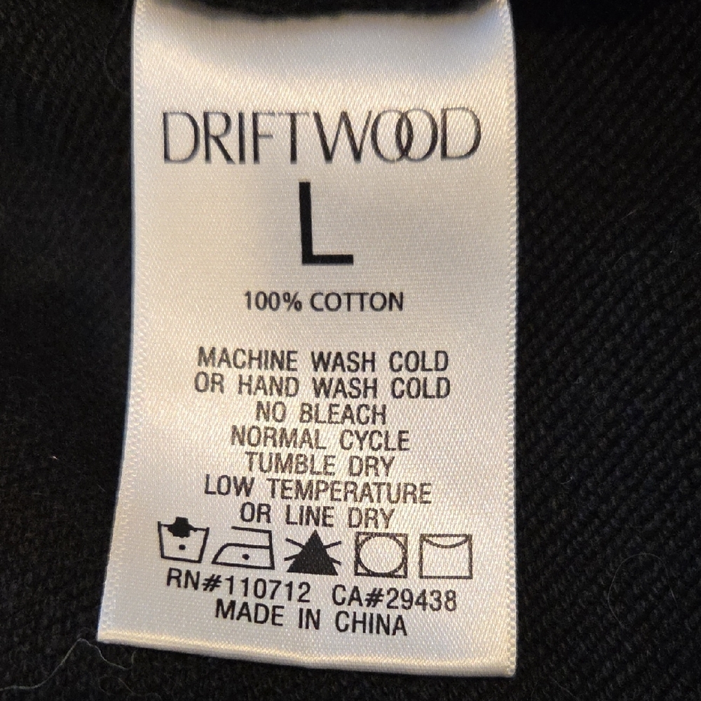 Driftwood Floral Embroidered Hoodie L - Picture 4 of 4